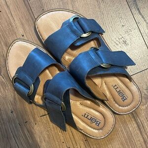 Slate Blue Born Sandals